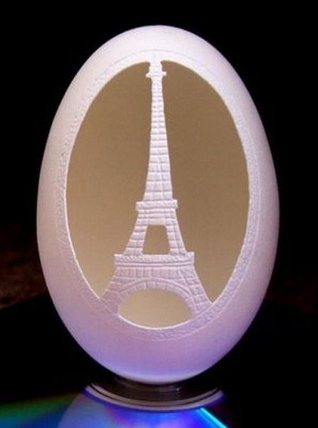 sculpture oeuf012 Top 25 des sculptures sur coquille doeufs (date de ponte : 11/11/11)